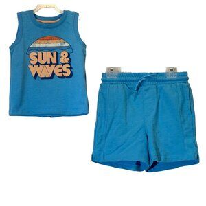 Boys Blue Two-Piece Matching Set Size 3T